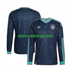 Camisola Alemanha Homem Equipamento Segundo Copa do Mundo 2026 Manga Comprida